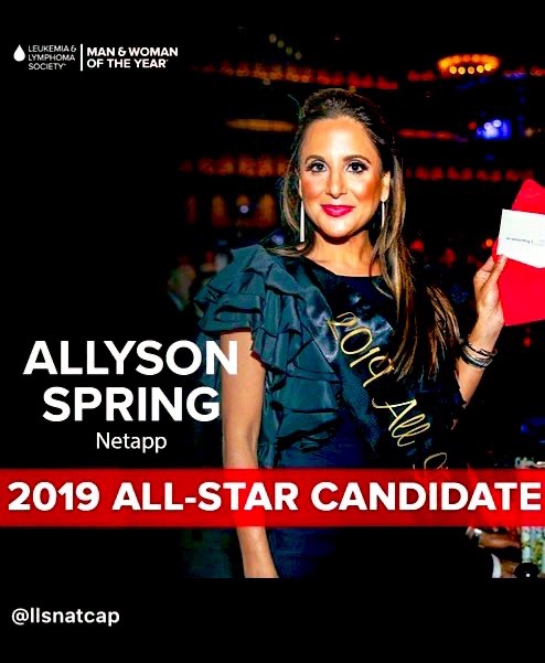 Allyson-Spring-in Washington DC-celebrates at the Anthem-DC -as LLS All Star - media-image